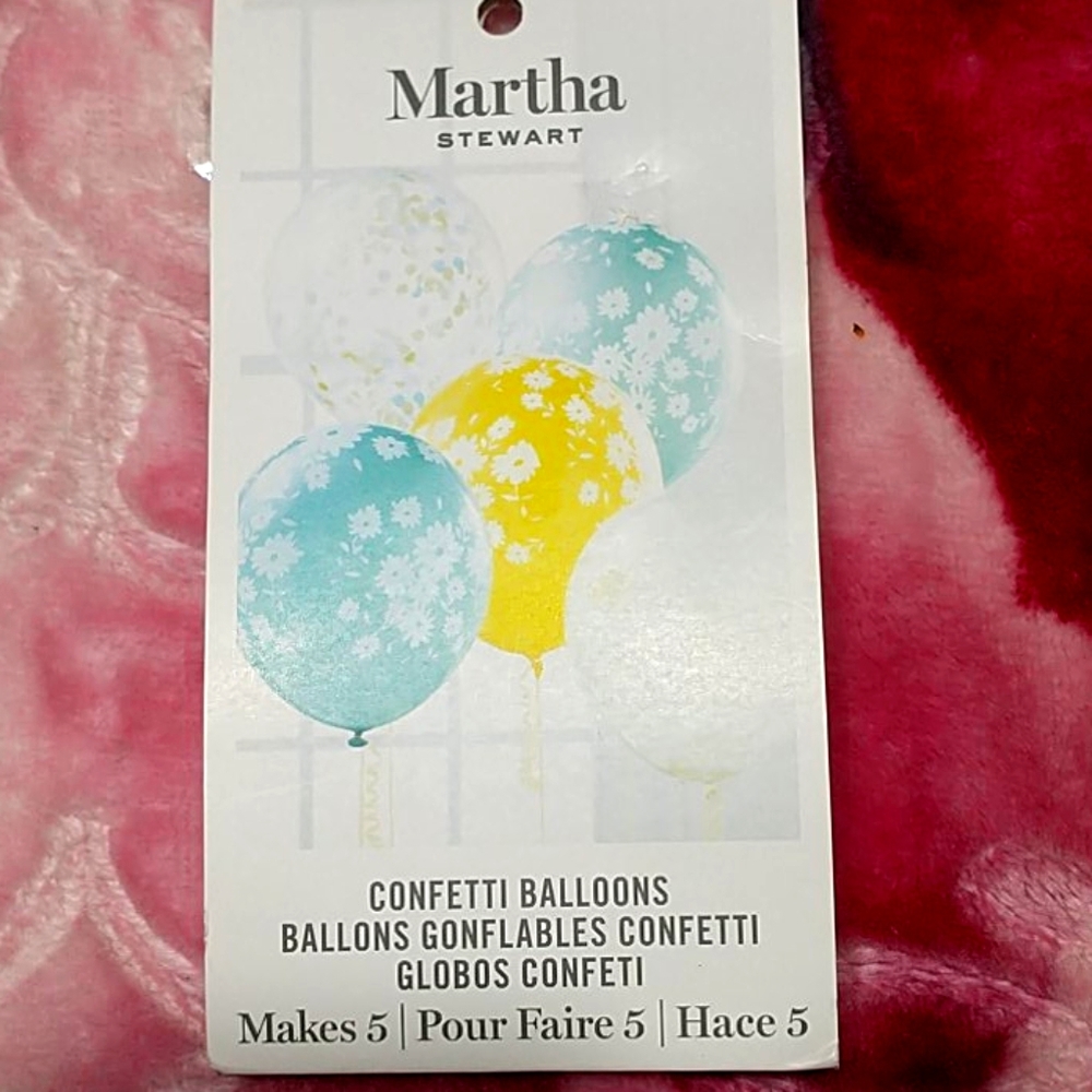 Martha stewart confetti balloons.